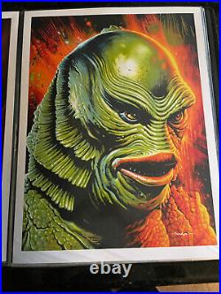 Jason Edmiston Universal Monsters Creature From Black Lagoon Movie Poster Mondo