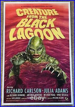 Jason Edmiston Variant Creature From The Black Lagoon Mondo Poster