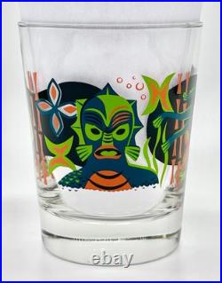 Jeff Granito Creature From The Black Lagoon Mai Tai Tiki Cocktail Glass. New