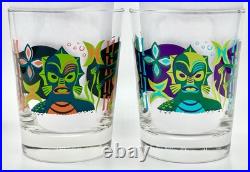Jeff Granito Creature From The Black Lagoon Mai Tai Tiki Cocktail Glass. New