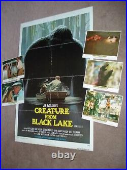 Jim McCullough's CREATURE FROM BLACK LAKE Orig.'76 O/S & Color Stills-Jack Elam