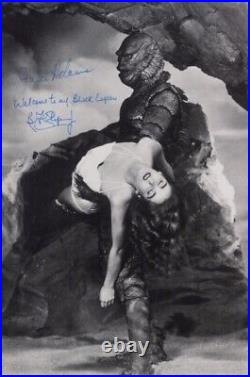 Julie Adams & Ben Chapman 10 X 15 Signed Photo Creature From The Black Lagoon