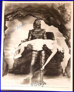 Julie Adams Creature from the Black Lagoon 8x10 hand signed pic Our Last b/w