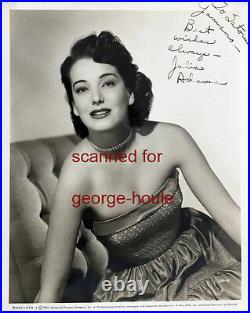 Julie Adams Photograph Autograph 1952 Creature From The Black Lagoon