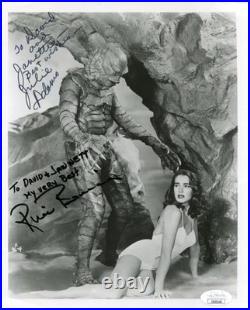 Julie Adams Ricou Browning Creature from the Black Lagoon Signed Autog Photo JSA