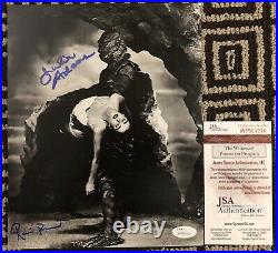 Julie Adams & Ricou Browning Signed Creature from the Black Lagoon JSA 8x10
