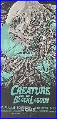 KEN TAYLOR CREATURE FROM THE BLACK LAGOON GLOW-IN-THE-DARK MONDO movie poster