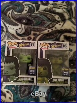 Kirk Hammett Funko Pop Frankenstein & Creature from the Black Lagoon 16 17 Bundl