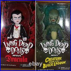 Living Dead Dolls Dracula And Creature From The Black Lagoon