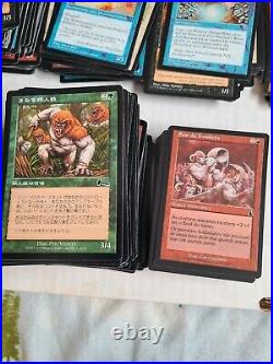 Lot of 1,351 Vintage MTG Cards All Foreign Sets from 90s Most in NM Condition