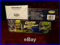 Lot of 3 Creature From the Black Lagoon Models Aurora Moebius Monsters Horror