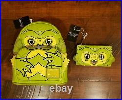 Loungefly Universal Monsters Creature From Black Lagoon Mini Backpack and Wallet