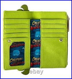 Loungefly Universal Monsters Creature From Black Lagoon Mini Backpack and Wallet