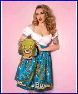 Love Pain And Stitches Bag Creature from the Black Lagoon Monster Handbag vixen