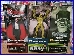 MEGO HORROR series Figure Lot + Dracula Frankenstein Wolfman The Mummy Creature