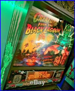 MIDWAY Bally PINBALL MACHINE CREATURE FROM THE BLACK LAGOON-FREE SHIPPING cftbl
