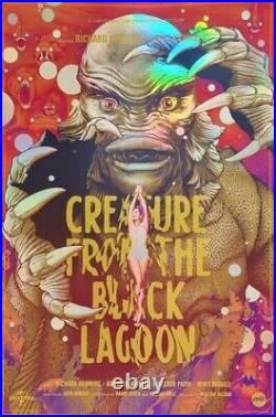 MONDO Creature From The Black Lagoon Foil Variant Poster Martin Ansin SDCC 2022
