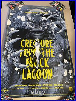 MONDO Creature From The Black Lagoon Variant Screen Print Poster BY MARTIN ANSIN