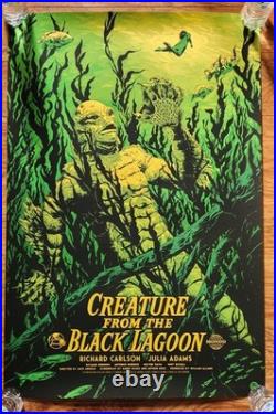 MONDO Universal Monsters Creature From Black Lagoon Dombrowski Fine Art Print