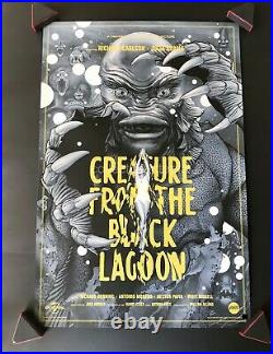 Martin Ansin The Creature from Black Lagoon Silver Screen Movie Art Print Poster