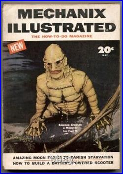 Mechanix Illustrated May 1954- CREATURE FROM THE BLACK LAGOON