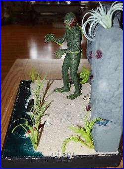 Mobius 1/8 Scale Creature from The Black Lagoon build up in a CUSTOM DIORAMA