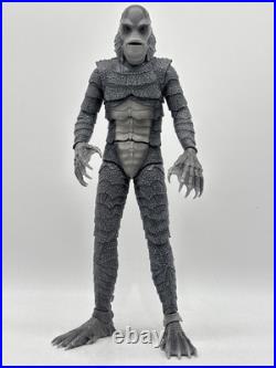 Mondo 12 inch Creature From The Black Lagoon Figure Gillman B&W Version With Head