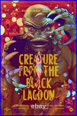 Mondo Creature From Black Lagoon Holofoil Variant Poster X /120 Martin Ansin