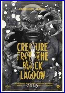 Mondo Creature From The Black Lagoon Silver Screen Variant Martin Ansin Poster