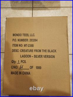 Mondo Creature From The Black Lagoon Silver Version Figure, New 66/1000