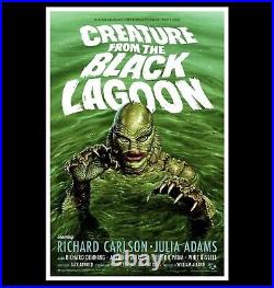 Mondo Creature From the Black Lagoon by Jason Edmiston Print Poster X/275 Art