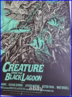 Mondo Ken Taylor Creature From The Black Lagoon Variant Poster Print