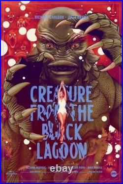 Mondo Posters CREATURE FROM THE BLACK LAGOON by Martin Ansin X /300