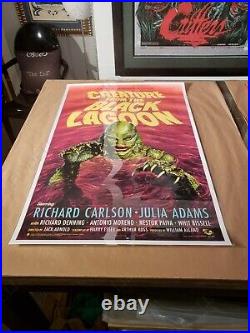 Mondo Print Edmiston Creature From the Black Lagoon Variant limited #d of 150