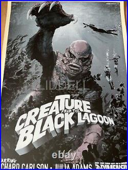 Mondo Print -Stan & Vince The Creature from the Black Lagoon Poster #d of 200