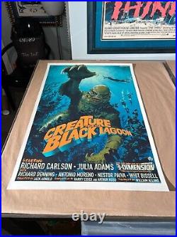 Mondo Print -Stan & Vince The Creature from the Black Lagoon Poster #d of 375