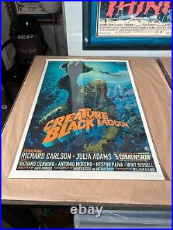 Mondo Print -Stan & Vince The Creature from the Black Lagoon Poster #d of 375