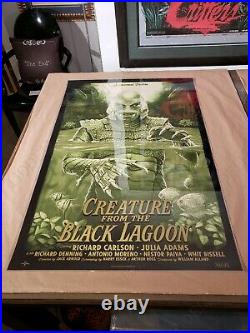 Mondo Style Creature from the Black Lagoon Gold Foil Var #d run of 50