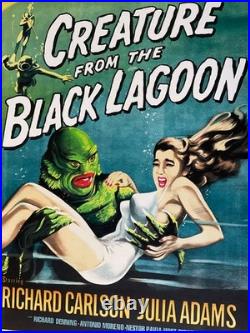 Monster Horror Classic Creature From The Black Lagoon Stone Litho Print 27x41