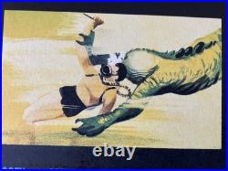 Monster Horror Classic Creature From The Black Lagoon Stone Litho Print 27x41