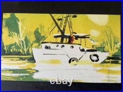 Monster Horror Classic Creature From The Black Lagoon Stone Litho Print 27x41 Monster Horror Classic Creature From The Black Lagoon Stone Litho Print 27x41