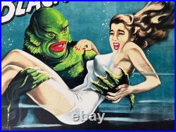 Monster Horror Classic Creature From The Black Lagoon Stone Litho Print 27x41 Monster Horror Classic Creature From The Black Lagoon Stone Litho Print 27x41