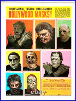 Monster World #4 (1965) NM- 9.2 Creature from the Black Lagoon Don Post Mask Ad