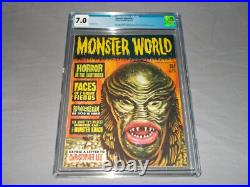 Monster World #4 CGC 7.0 F/VF (Warren 06/65) Creature From the Black Lagoon