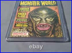 Monster World #4 CGC 7.0 F/VF (Warren 06/65) Creature From the Black Lagoon Monster World #4 CGC 7.0 F/VF (Warren 06/65) Creature From the Black Lagoon