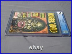 Monster World #4 CGC 7.0 F/VF (Warren 06/65) Creature From the Black Lagoon Monster World #4 CGC 7.0 F/VF (Warren 06/65) Creature From the Black Lagoon
