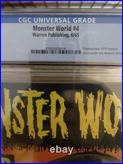 Monster World #4 CGC 9.2 Vic Prezio Cover Creature From The Black Lagoon