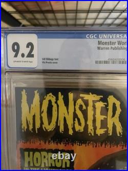 Monster World #4 CGC 9.2 Vic Prezio Cover Creature From The Black Lagoon