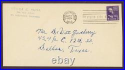 Nestor Paiva 1950 Hand Written Letter Signed Creature From The Black Lagoon