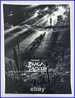 Nicholas Delort / ORIGINAL CREATURE FROM THE BLACK LAGOON SCREEN PRINT POSTER